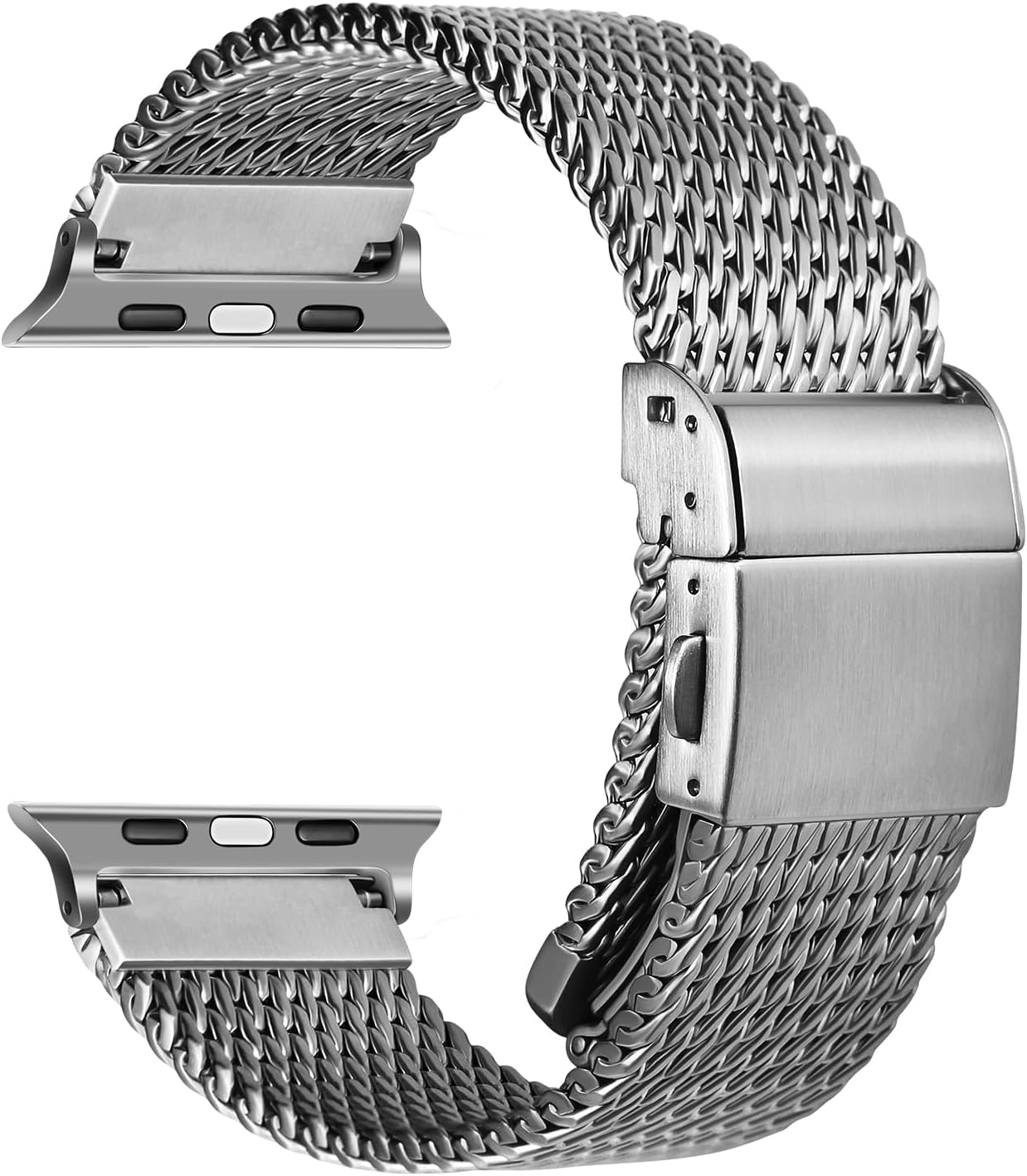REZERO Metal Watch Bands Compatible with Apple Watch, Milanese Loop, Steel Made Smartwatch Mesh Bands for iWatch Ultra 1/2, Series 10/9/8/SE, 38/40/41/42/44/46/49mm