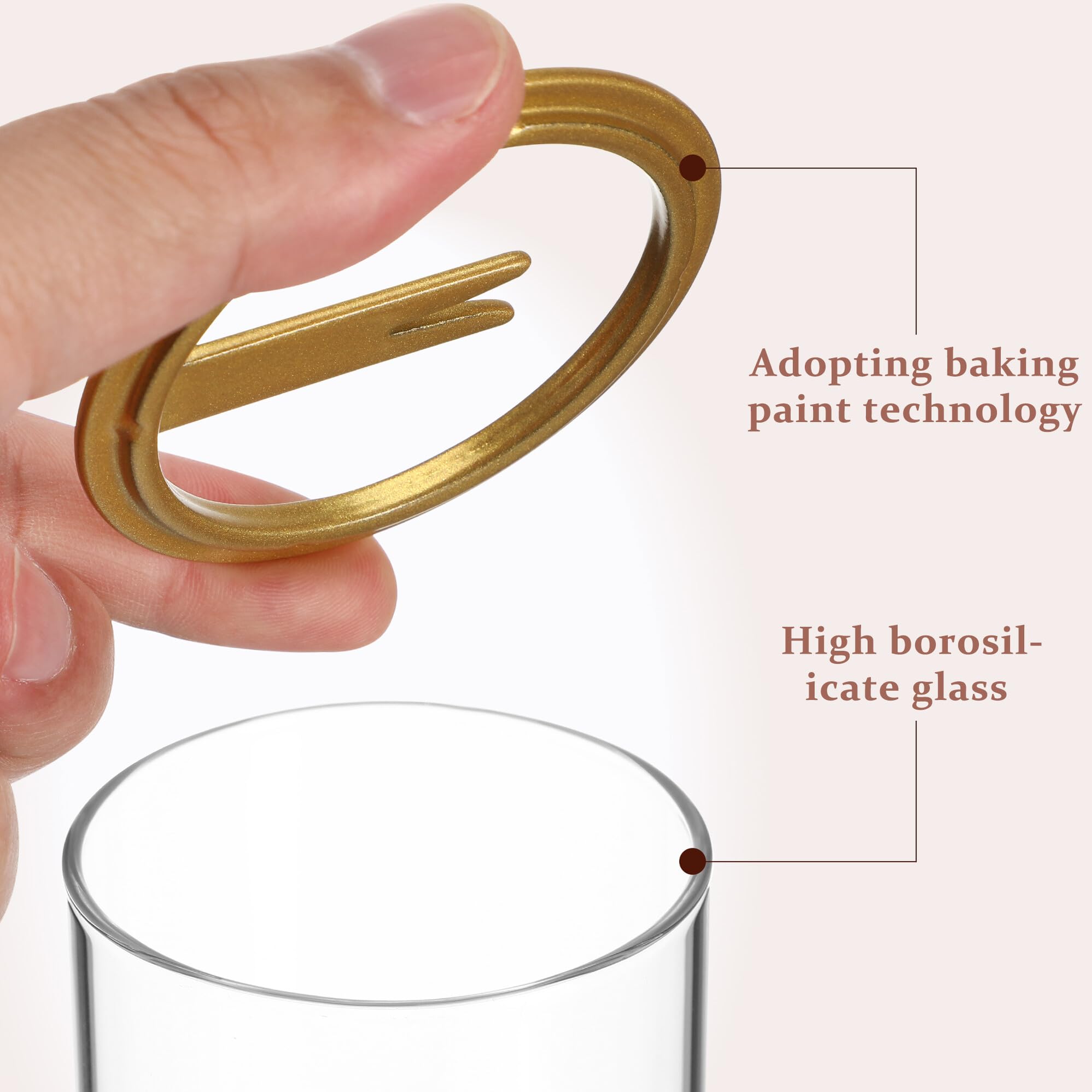 Porta Incienso de Cristal 2 Piezas de Borosilicato Tapa