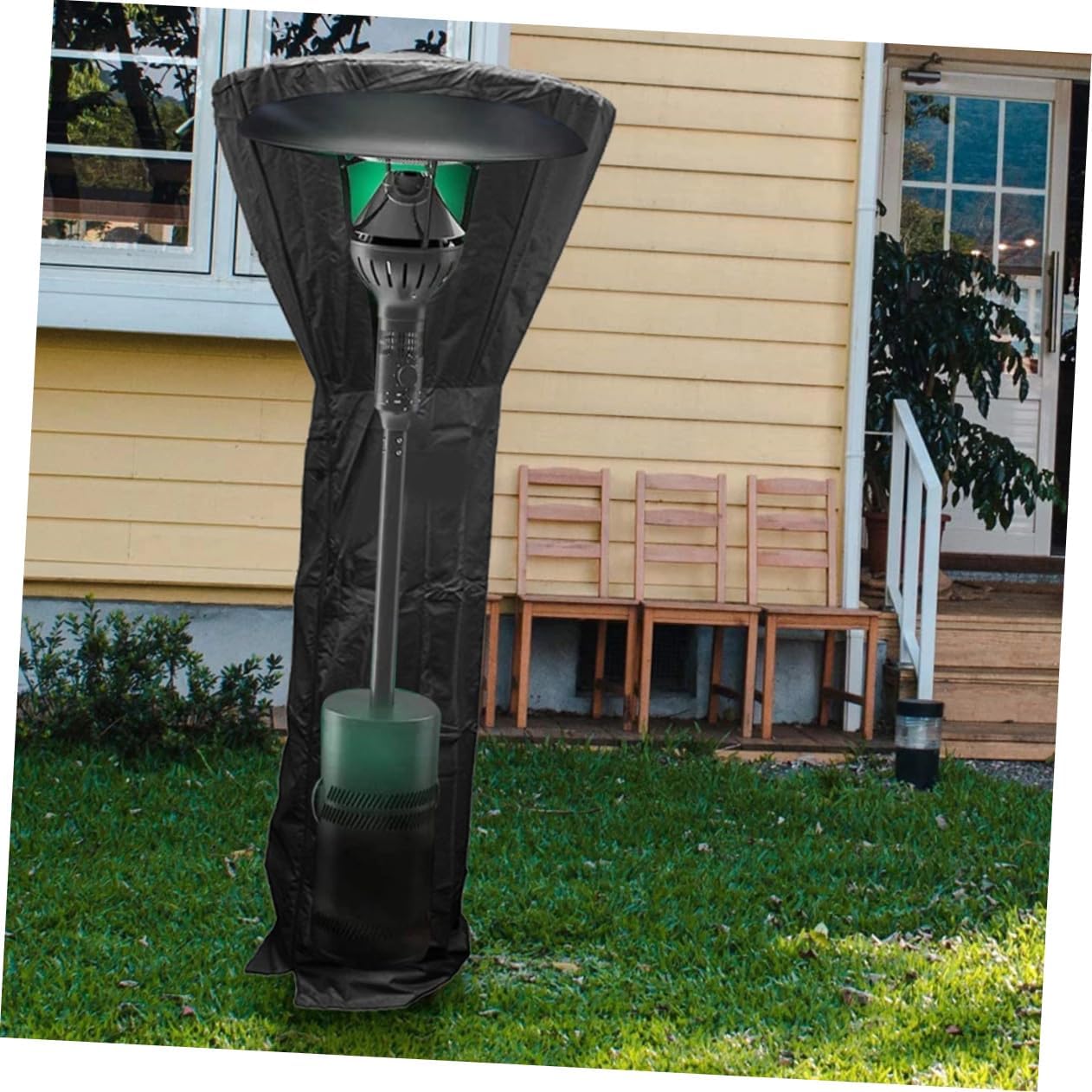 1pc Outdoor Heater Cover Purpose for Patio Heaters Weather Resistant Easy to Use Complete Coverage