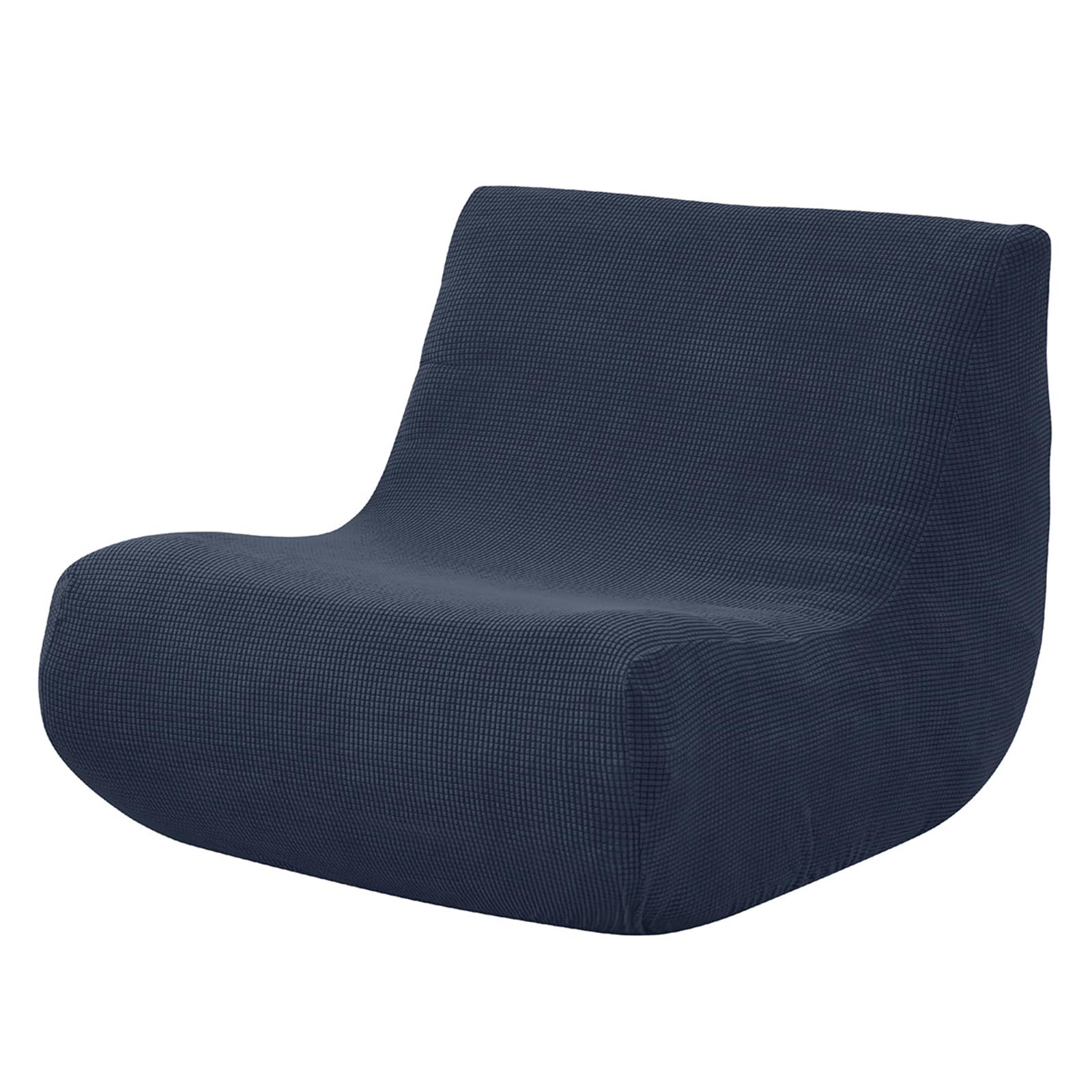 Surwin Armless Sofa Cover 1 Seater, Lazy Floor Sofa Cover Stretch Armless Chair Slipcover Lazy Floor Sofa Couch Cover Folding Sofa Bed Cover Non-Armrest Furniture Protector (16#Navy green)