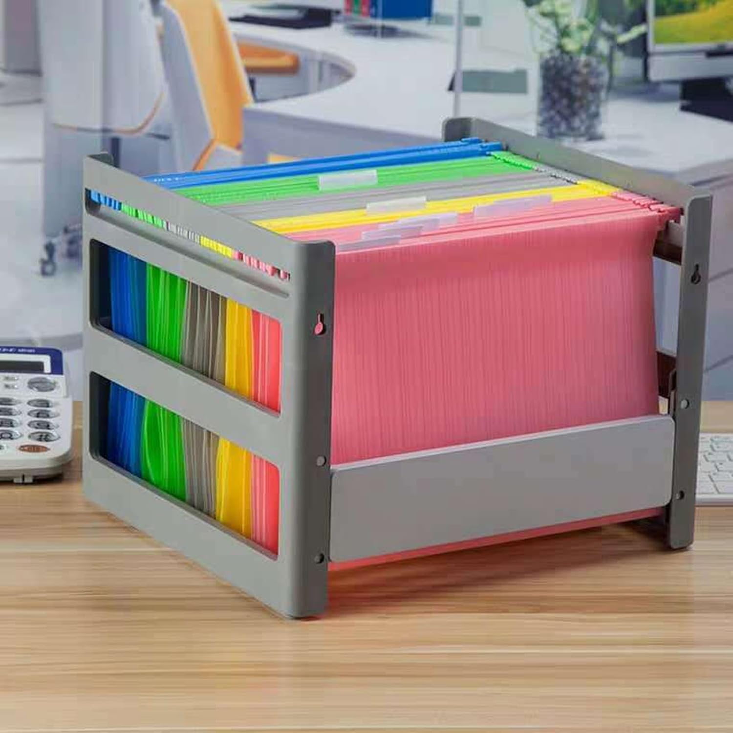 A4/FC Suspension File Frame,Sturdy Hanging File Folder Organiser,Easy ...