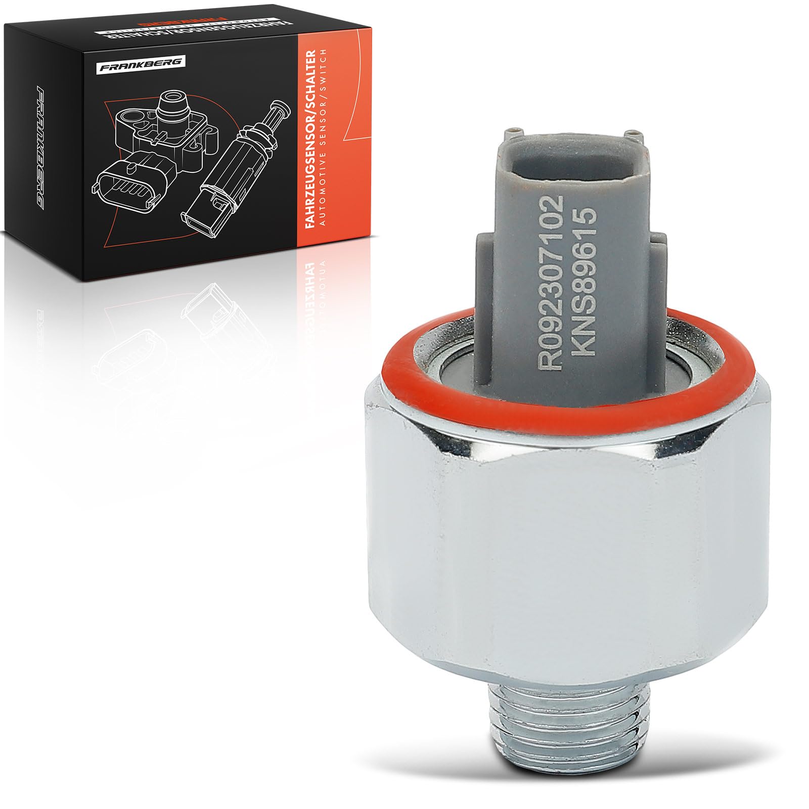 Frankberg Sensor de detonación 89615-52010 | Compatible con: Land Cruiser 100 J1, A.v.e.n.s.i.s Station Wagon T22, C.o.r.o.l.l.a Compact E11, Yaris Verso P2