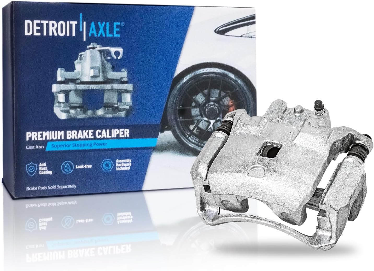 Detroit Axle Front Left Brake Caliper with Bracket for Nissan Sentra
