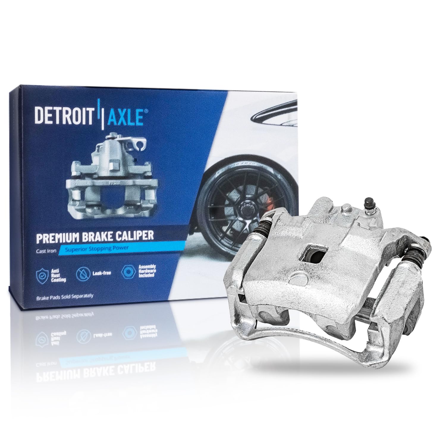 Detroit Axle - Front Left Brake Caliper for 07-19 Nissan Sentra