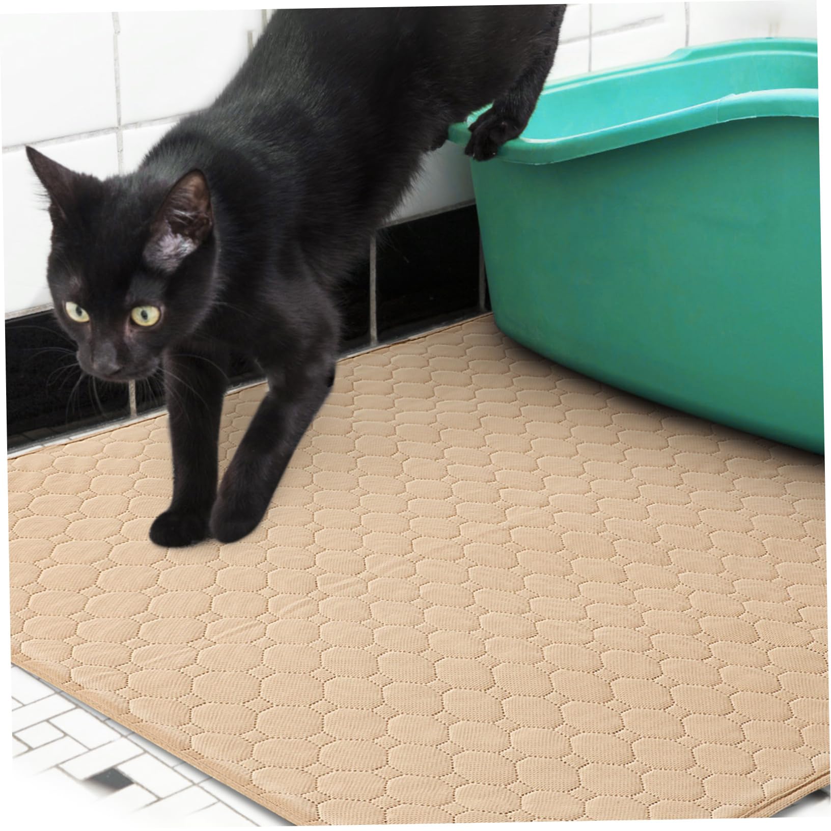 2piezas Almohadillas Impermeables Anti-orinar para Gatos y Perros Empapadores para Orina De Mascotas Lavables para Entrenamiento De Baño y Protección De Camas De Perros Unidades