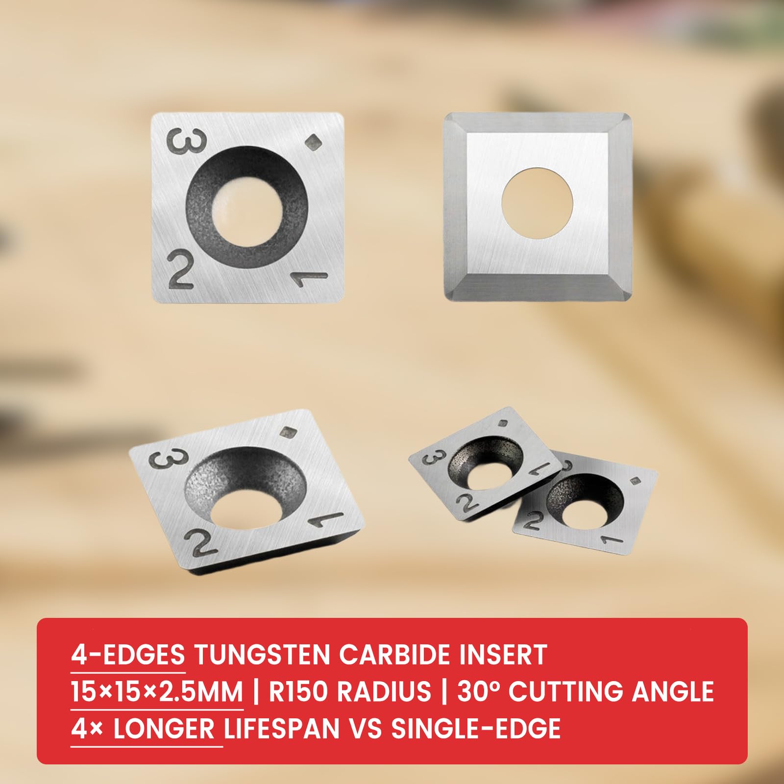 FindBuyTool Carbide Inserts-15x15x2.5mm - Image 3