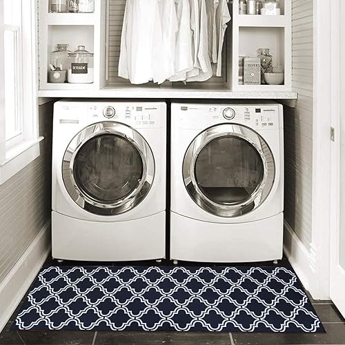 Miniatura 6 de Helthep Alfombra de cocina, alfombra multifuncional para interiores y exteriores, antideslizante, lavable, absorbente de agua, esencial para el