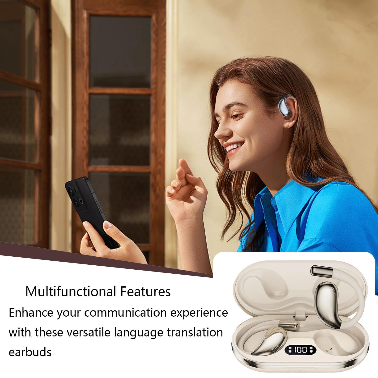 Amazon.co.jp: Travel Translator Earbuds | Ai Translator Earbuds