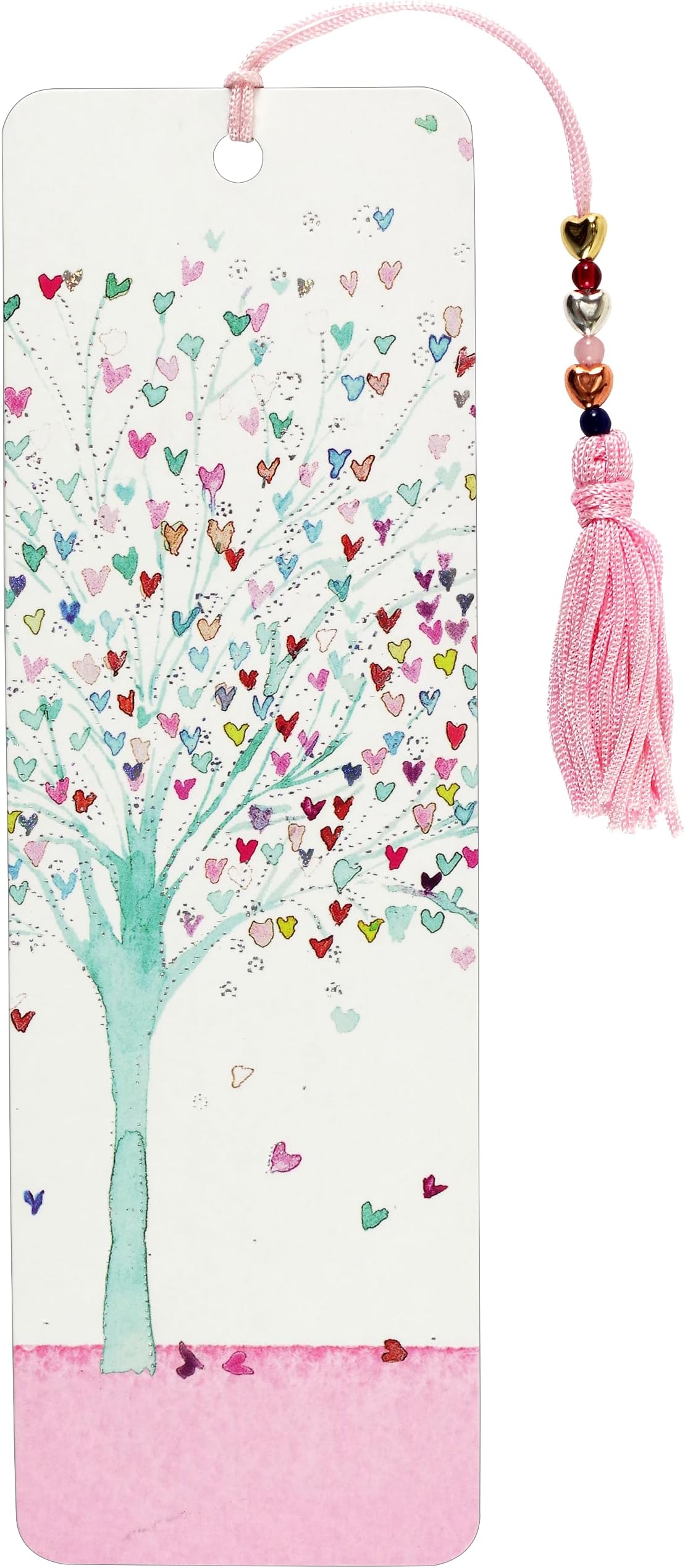 Tree of Hearts Beaded Bookmark
