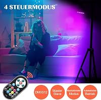HOLDLAMP 8 darabos 36 LED Par lámpa szett RGB távirányítóval DMX512 diszkó fény - 8 pieces 4
