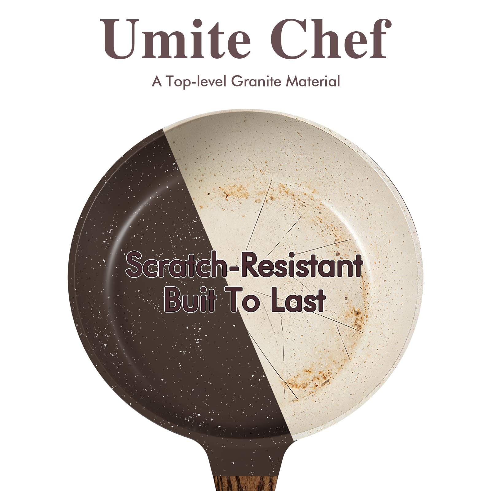 Umite Chef 26 Piece Cookware Set - Nonstick Pots & Pans -7