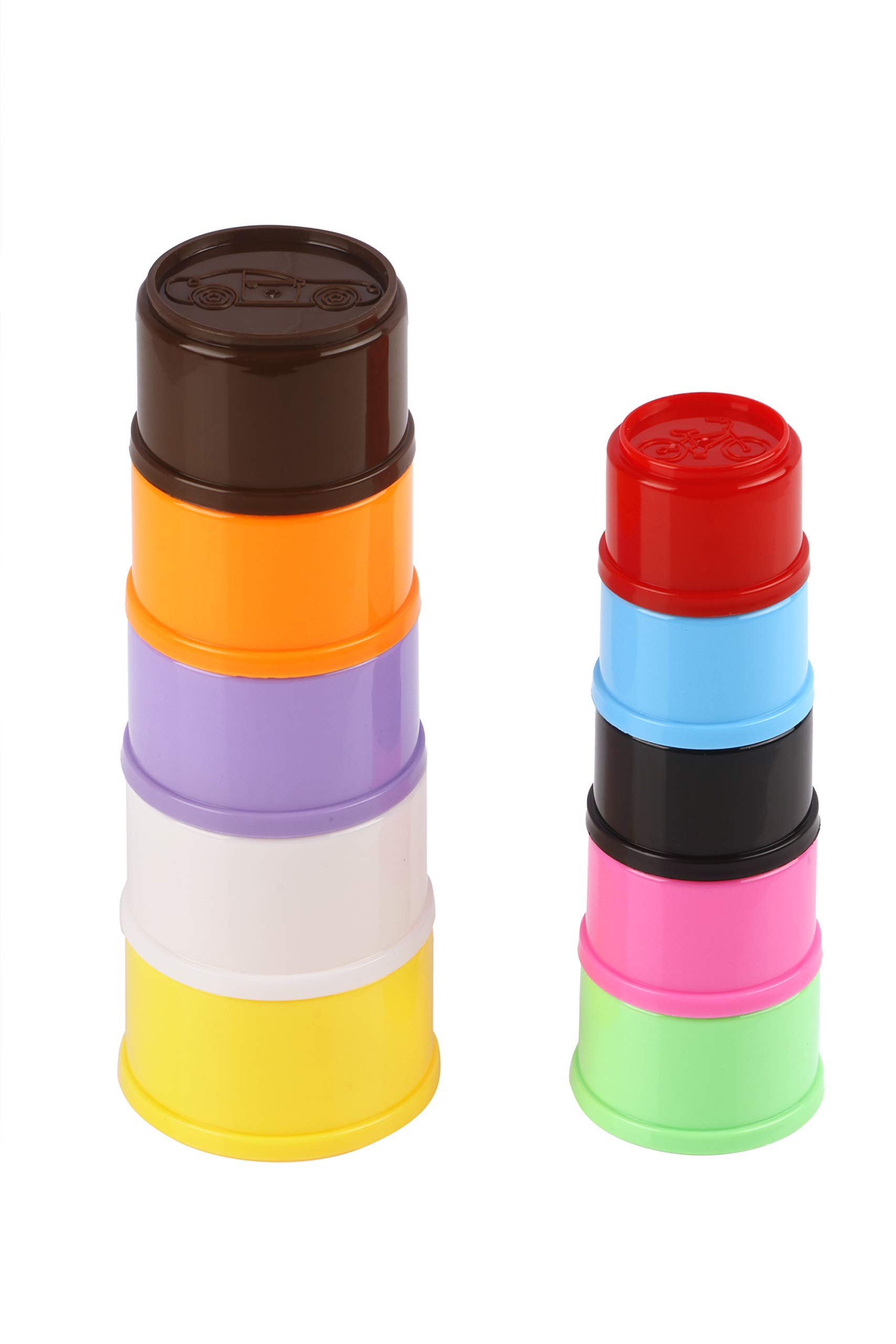 Ratnas Educational Plastic Build Up Stacking Beakers for Kids Ages 1+ with Different Attractive Colours (B075B6WZGW) Amazon Price History, Amazon Price Tracker