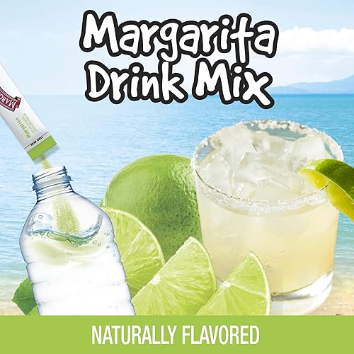 Miniatura 2 de Margaritaville Mezcla de bebidas de agua Singles to Go - Palitos de polvo sin alcohol con sabor Margarita 12 cajas con 6 paquetes cada uno 72