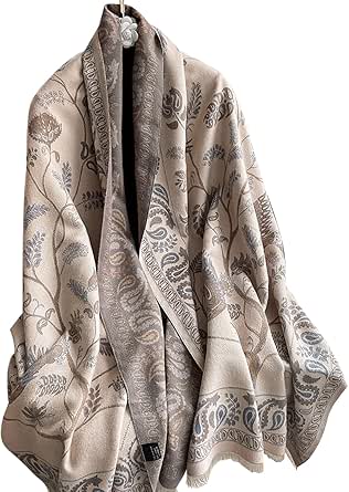 OKSakady Damen Poncho Cape - Reversibler Oversized Schal & Strickjacke