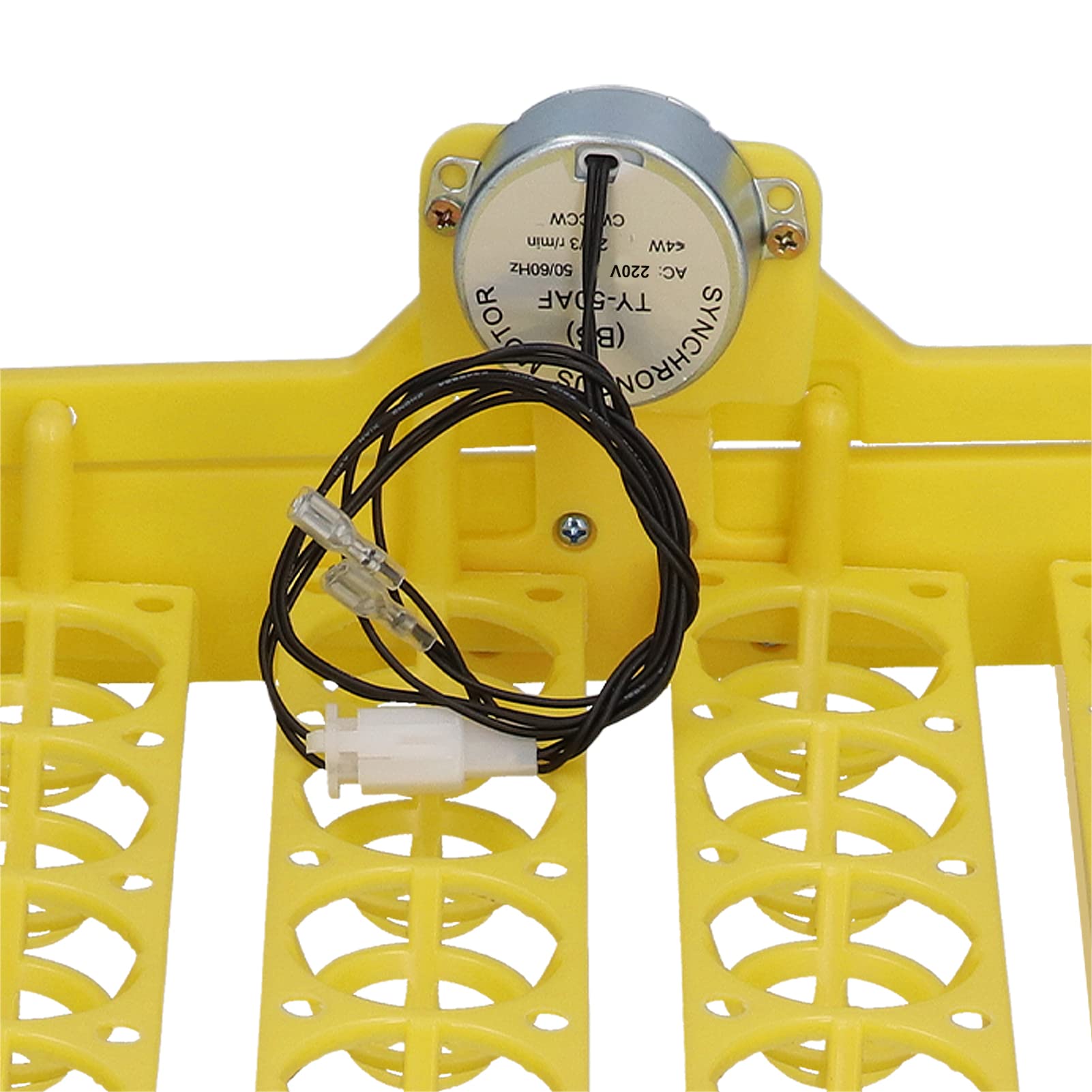 Vassoio per Incubatrice in Plastica per Uova, Girauova Automatico 32 Uova per Uccelli per Oca per Pollo (220V)