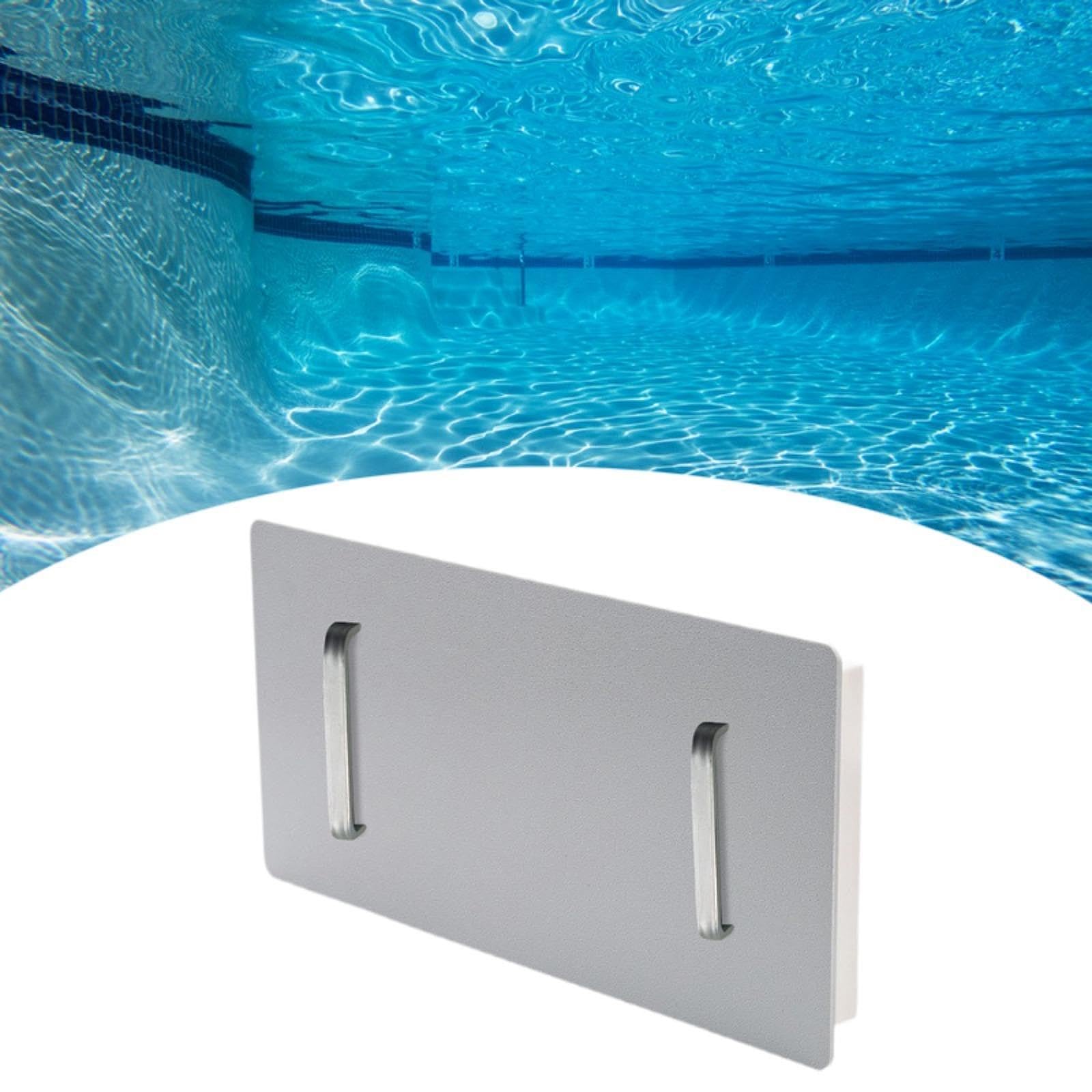 Tapa para Skimmer, Tapa Protectora Resistente para Skimmer de Invierno con Asa Eficiente para Piscinas, Color, Boca Ancha.