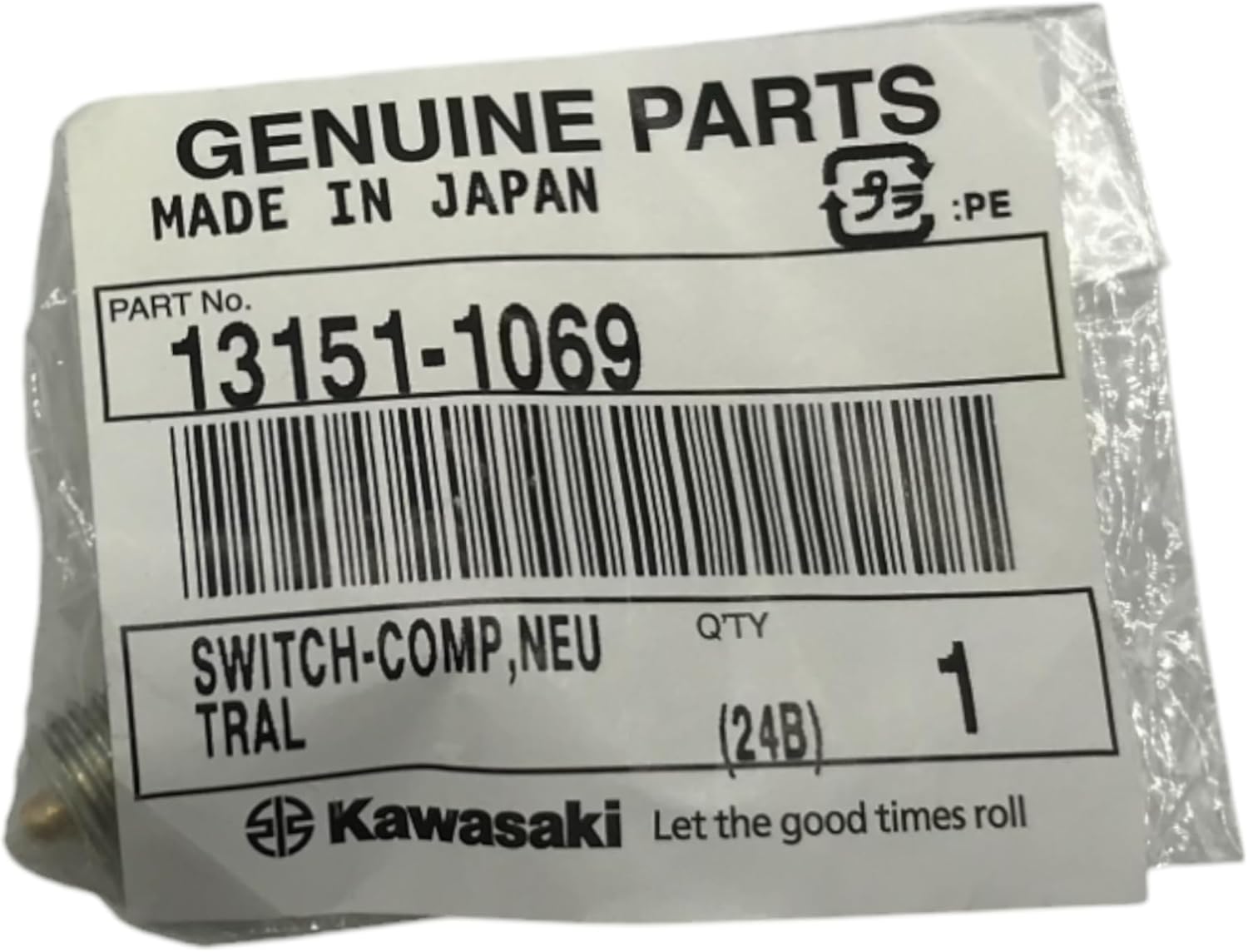 Cyclemax One Pack compatible with Kawasaki 1988-04 MULE 500 100 2000 2500 NEUTRAL SWITCH 13151-1069 Contains One 13151-1069 and a Funnel