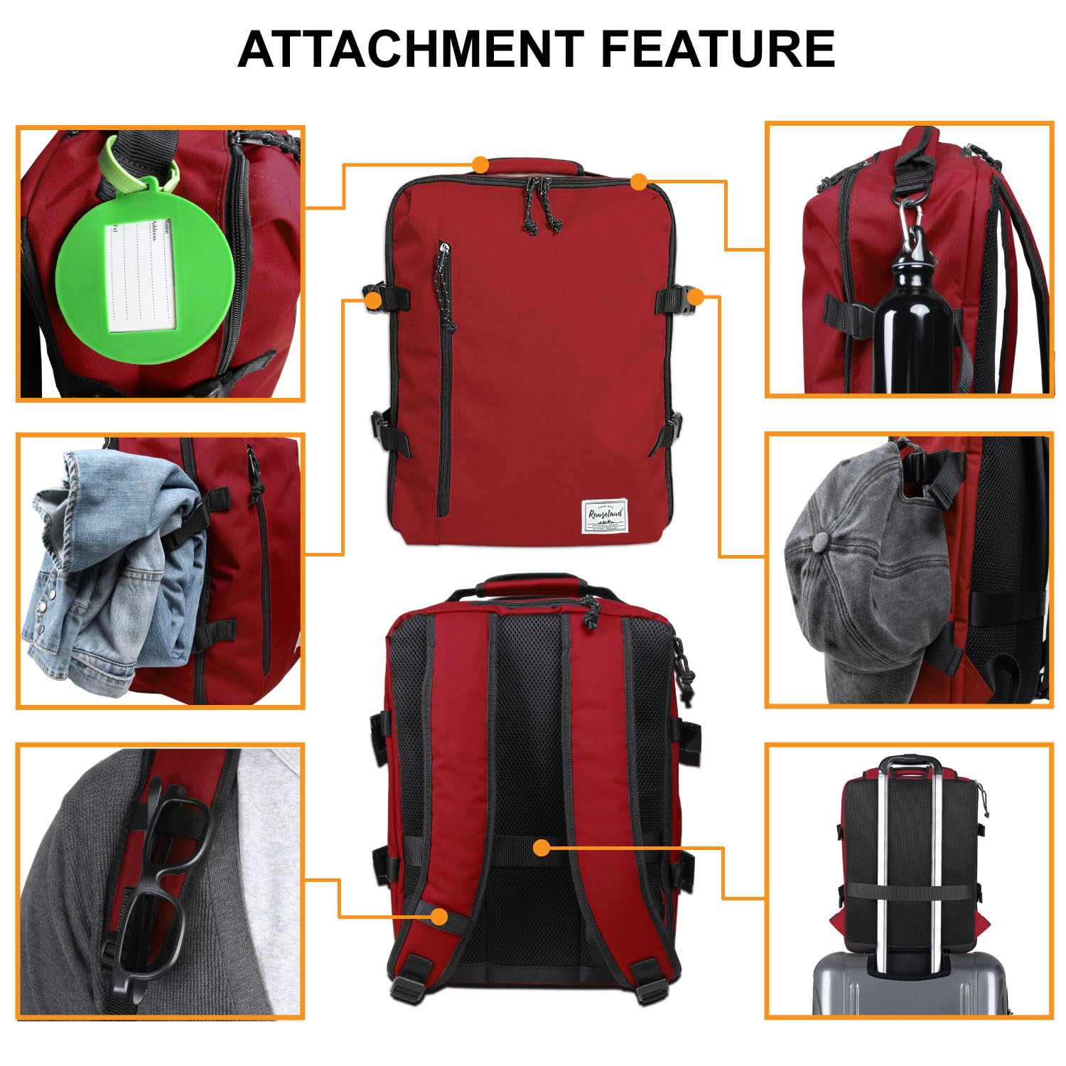 best travel backpack for under the seat Rangeland Lightweight Under-seat Clothes Overnight Women Men, 15.6 Laptop Minimalist Backpack, Stylish and Casual, Red : Electronics it eliminates baggage bf25 Louis Vuitton Damier Jean Pattern:Orchard Plaid