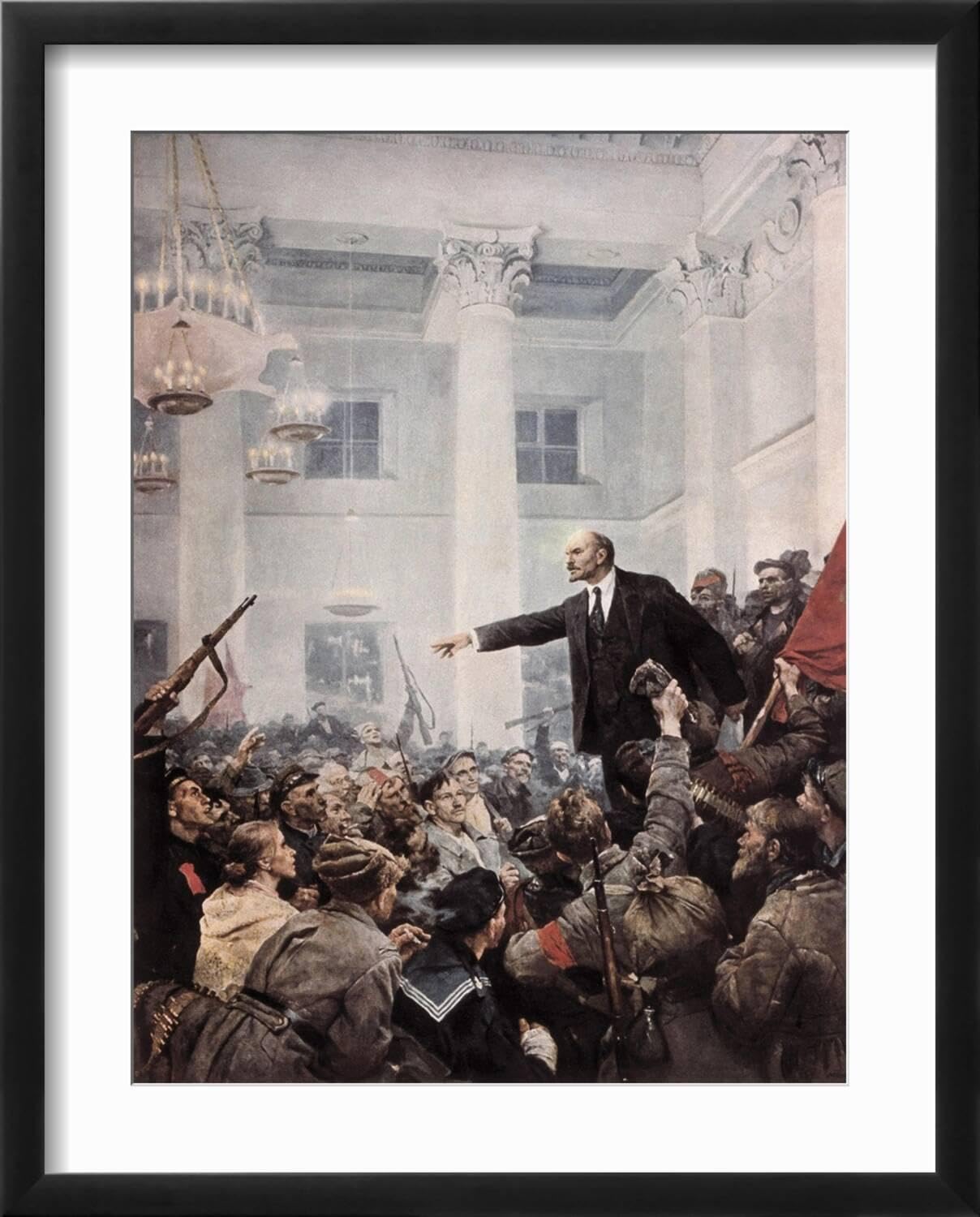 Amazon.com: Art.com Wall Art Print Lenin Proclaims Soviet Power