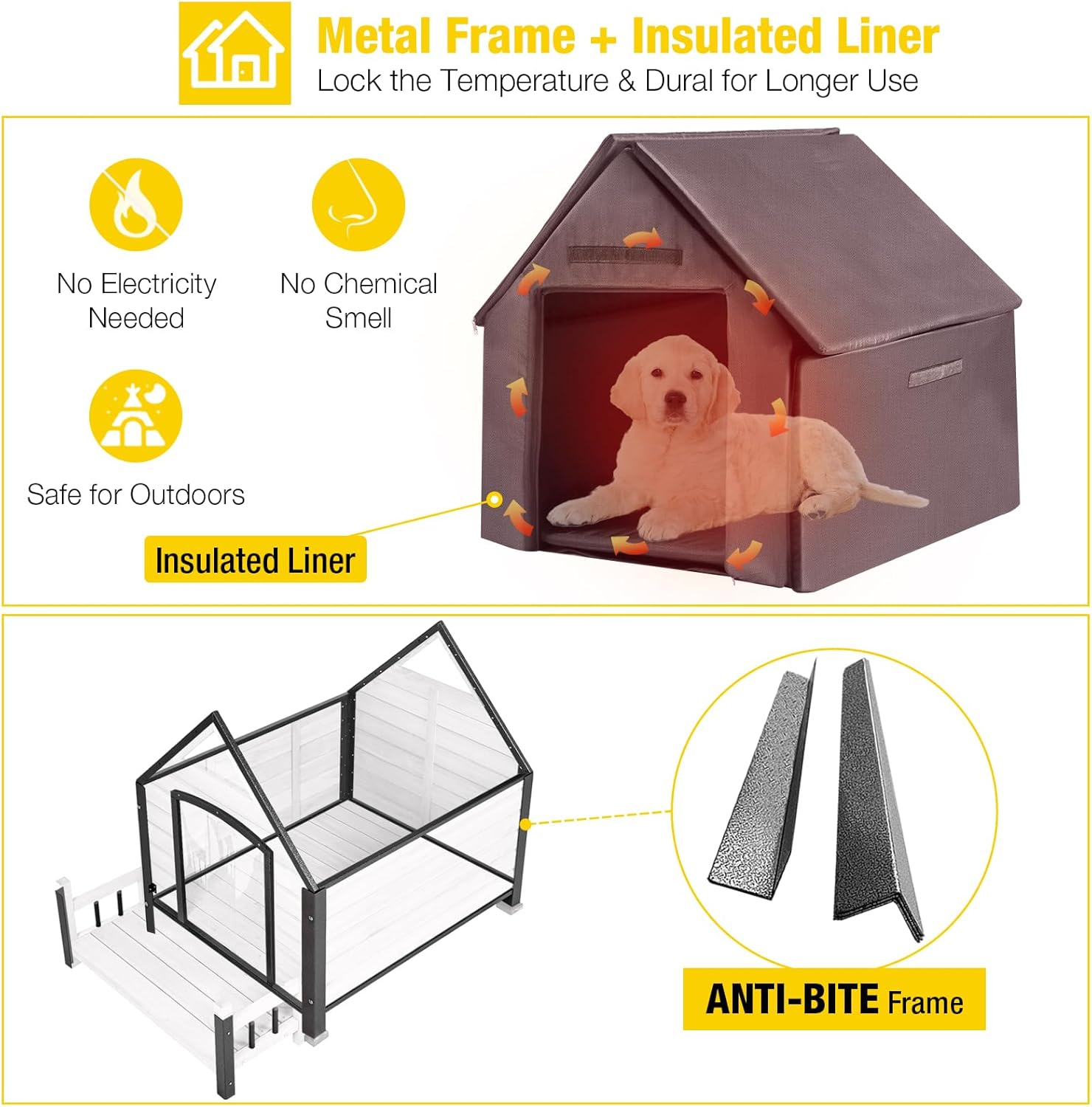 Aivituvin Outdoor Dog House: The Ultimate Weatherproof Shelter for Small to Medium Breeds!