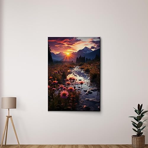Landscape Wall Decor, Huge Canvas, Nature Wall Print,Print, Mom's Gift, Livingroom Wall Decor, Nature Landscape Painting, Canvas Wall Art