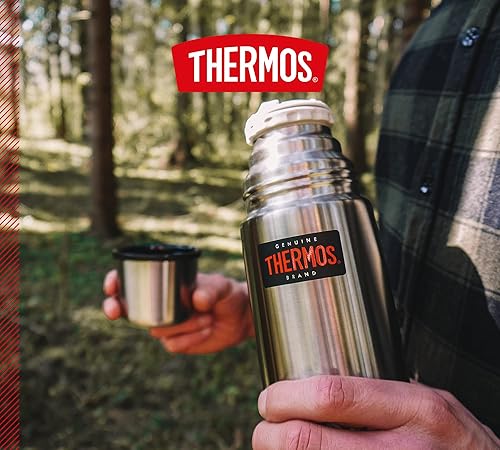 Miniatura 10 de Thermos 11.8fl oz acero inoxidable ligero y compacto, termo de Midnight azul por