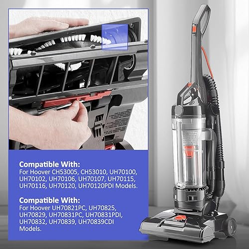 Miniatura 2 de Paquete de 2 correas elásticas de repuesto H-38528033 para Hoover CH53005 CH53010 UH70100 UH70102 UH70106 UH70107 UH70115 UH70116 UH70831PC