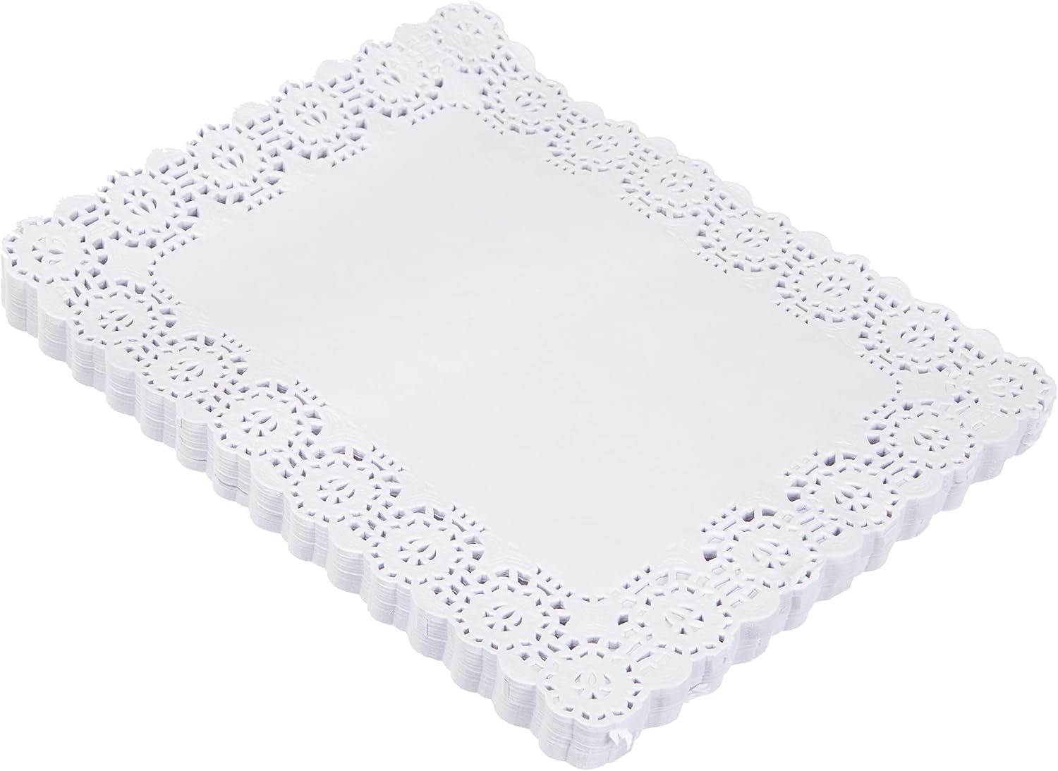 Rectangular Doilies, Paper, White, 27 x 21 x 30 cm