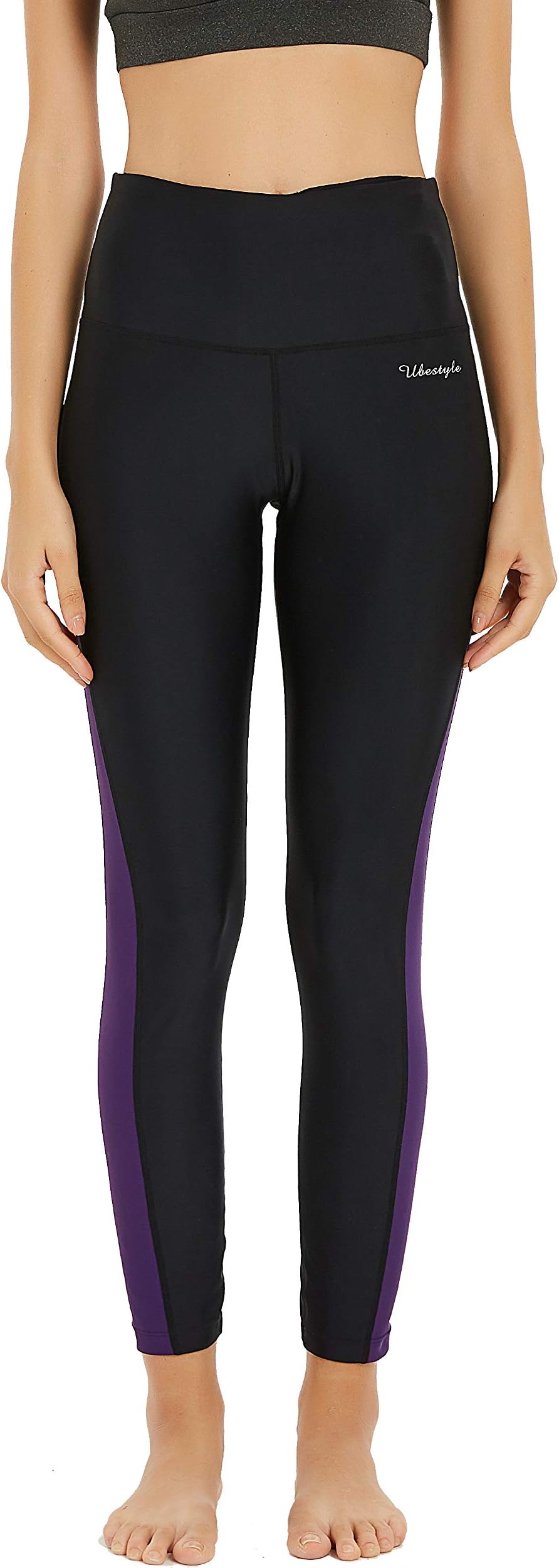 UbestyleUPF 50+ High Waist Women's Long Swim Pants Swim Leggings Swimming Tights Sun Protective