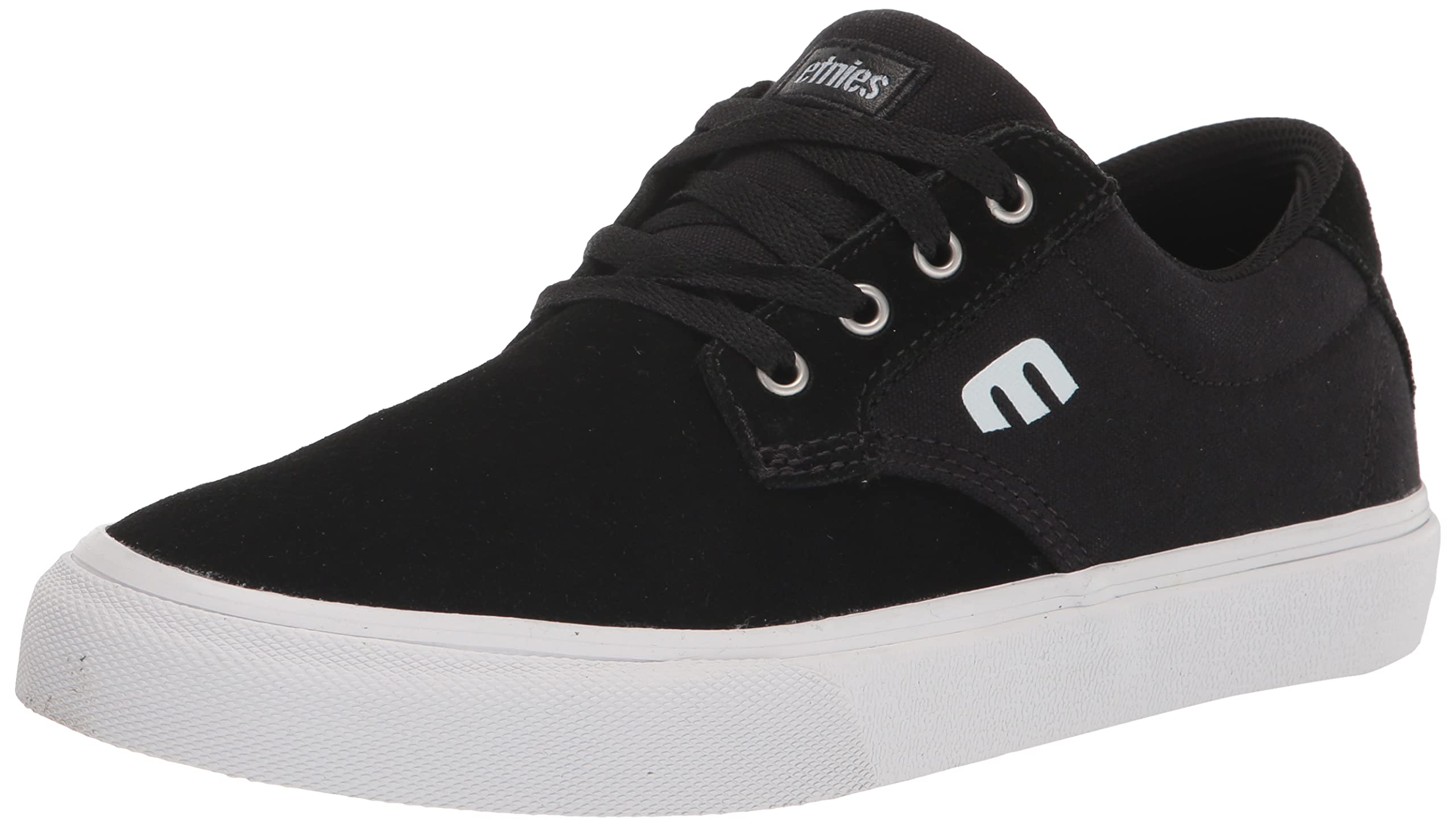 Etnies Men's Singleton Vulc Skate Shoe, Black/White, 8.5