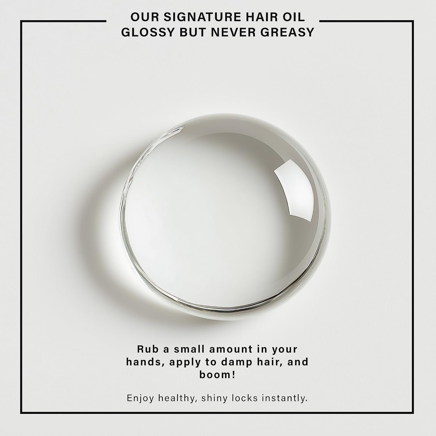 DAILY DRIP Weightless Hair Oil with UV Protection - Hair Treatment Oil, Moisture and Anti Frizz Control Oil for Hair Dry - 3.4oz | 100ml