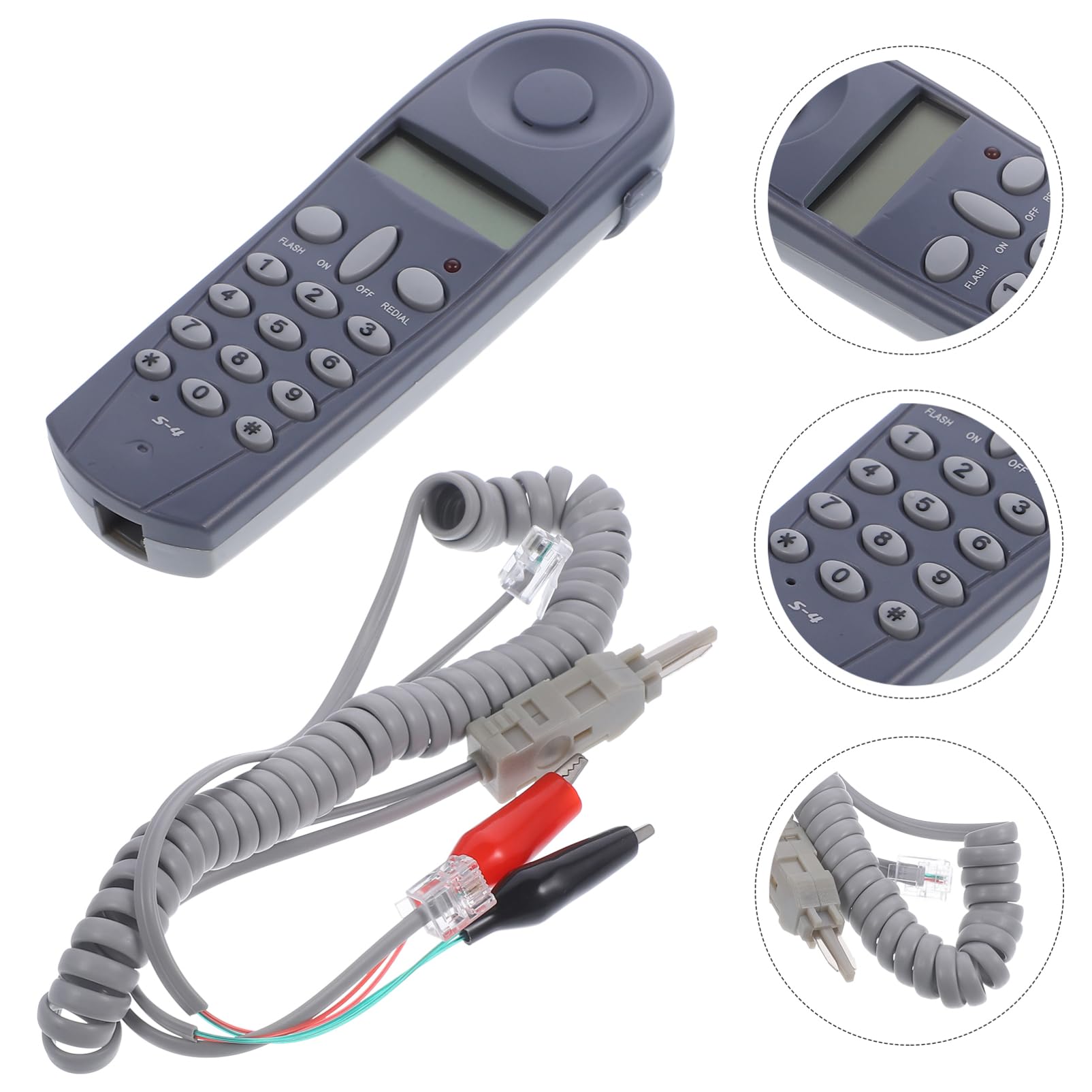 iplusmile 4sätze Kabeltester Für Telefonleitungen Und Multifunktionales Testgerät Für Büro Und Einfach Zu Bedienen -and-play Robust Und Langlebig