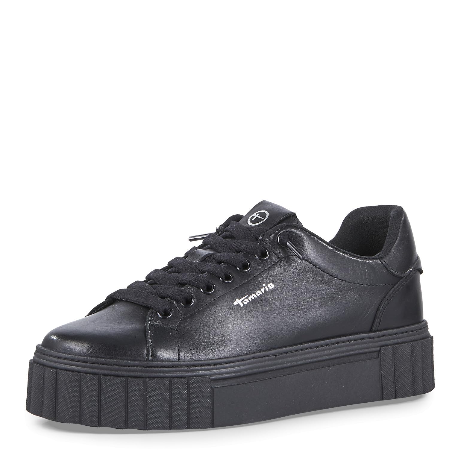 Tamaris Women' 1-23776-43 Sneaker, Black, 6.5 UK