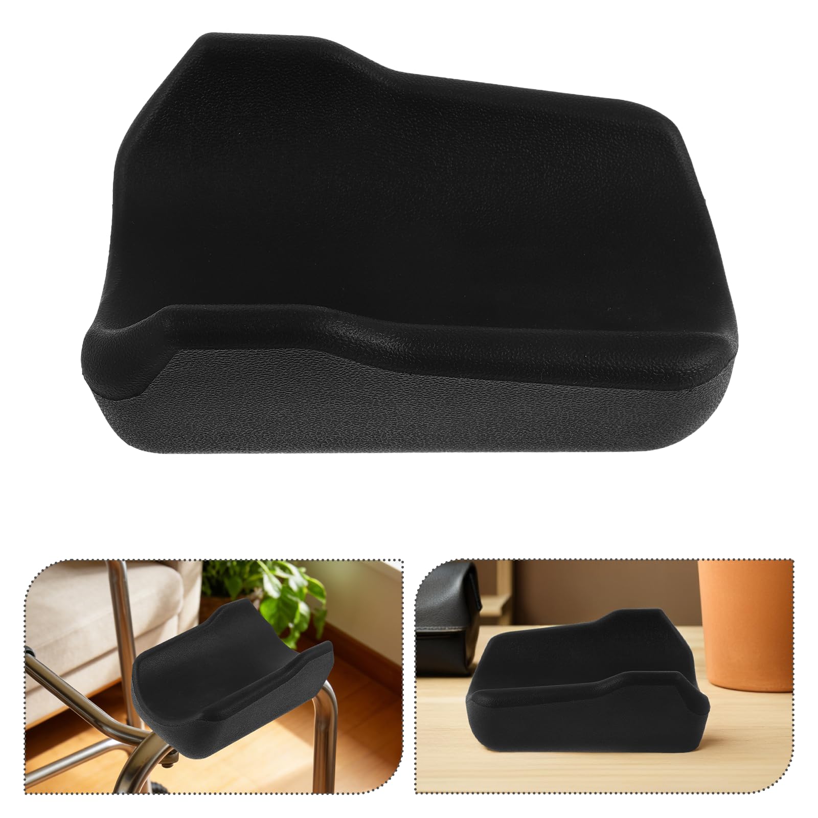 Toyvian Almohadillas Ergonómicas de Pu para Antebrazos de Andador, Cojines Amortiguadores Antideslizantes para Personas Mayores, Accesorios Resistentes y Cómodos para Uso Interior