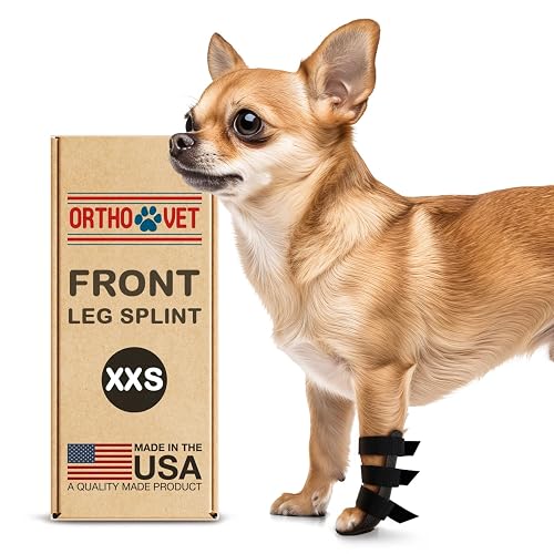 OrthoVet Férula frontal estándar para perros y gatos con artritis o lesiones (XXS)