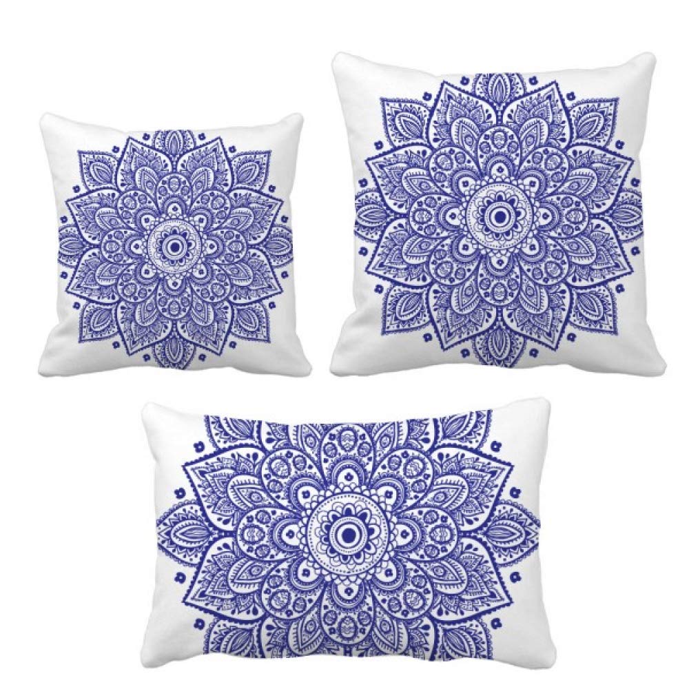 Housse de coussin motif floral violet DIYthinker au design raffiné de qualité