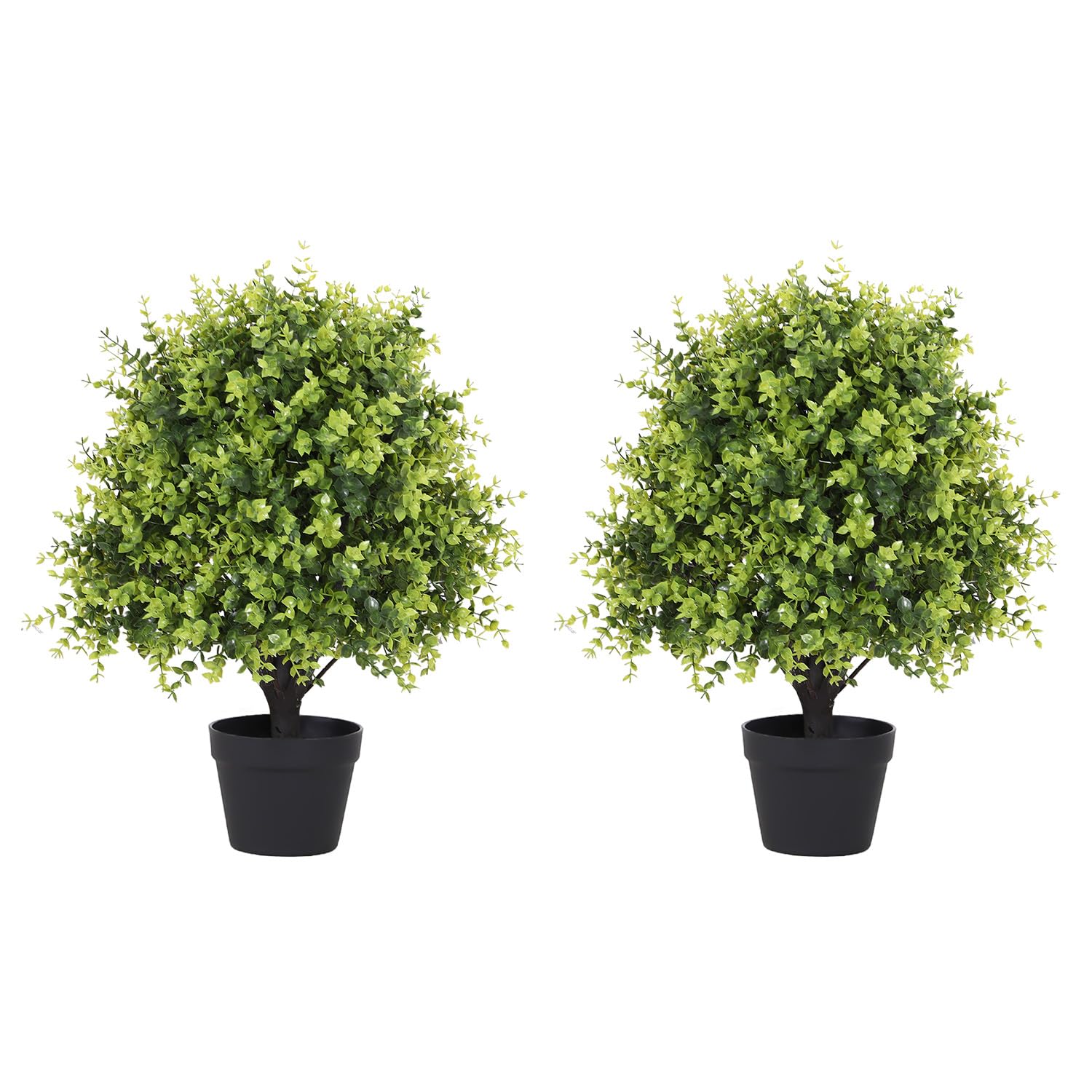 24 Faux Boxwood Topiary Trees