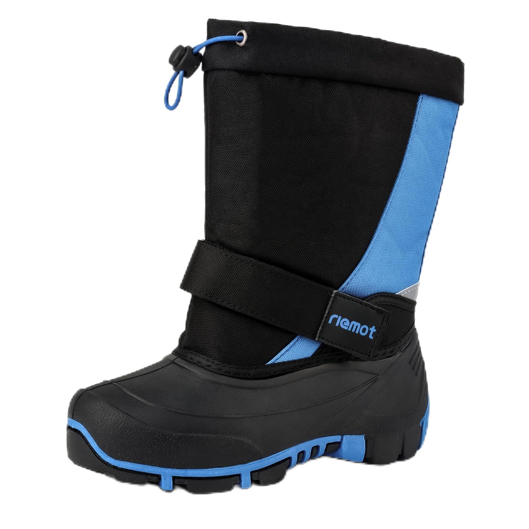 riemot Schneestiefel Jungen Mädchen Warm Gefüttert Winterstiefel Kinder Winterschuhe Wasserdicht Kinderstiefel Outdoor Rutschfest Winter Stiefel Snowboots