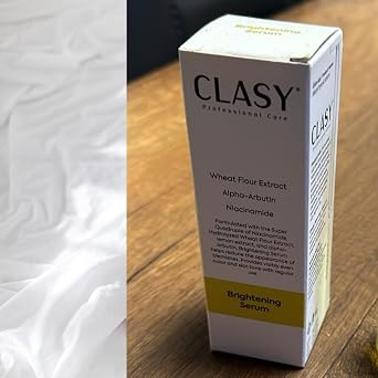 CLASYCARE Leke Karşıtı Aydınlatıcı Yüz Serumu – Niasinamid, Alpha Arbutin ve Hyaluronik Asit İçerikli Serum – Cilt Tonu Eşitleyici, Kore Cilt Bakımı, 50ml (4 paketi)