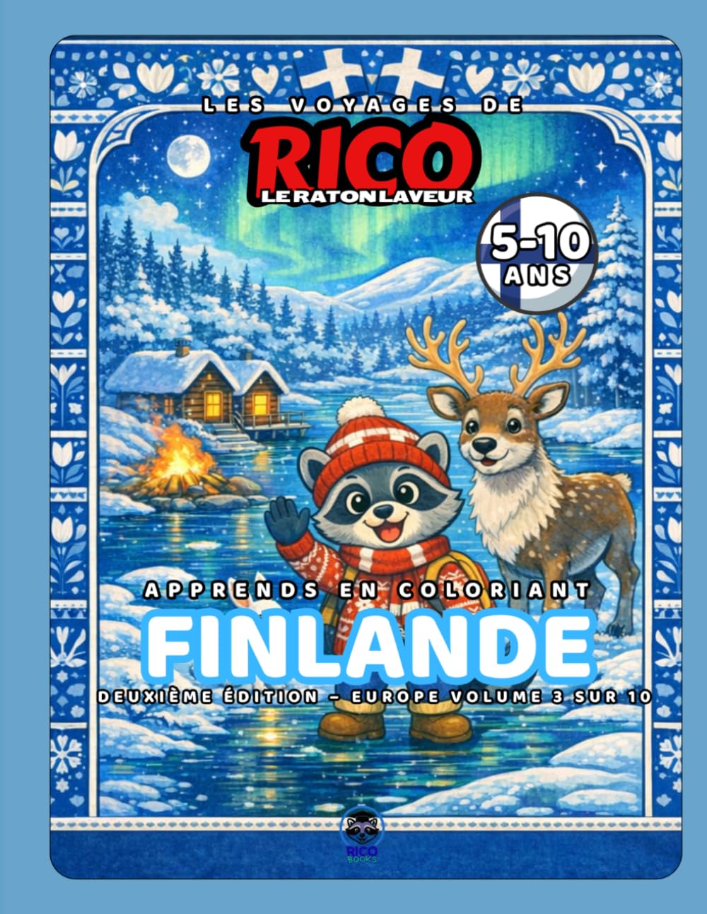 Les Voyages de Rico le Raton – Finlande : Aurores, rennes et nature silencieuse