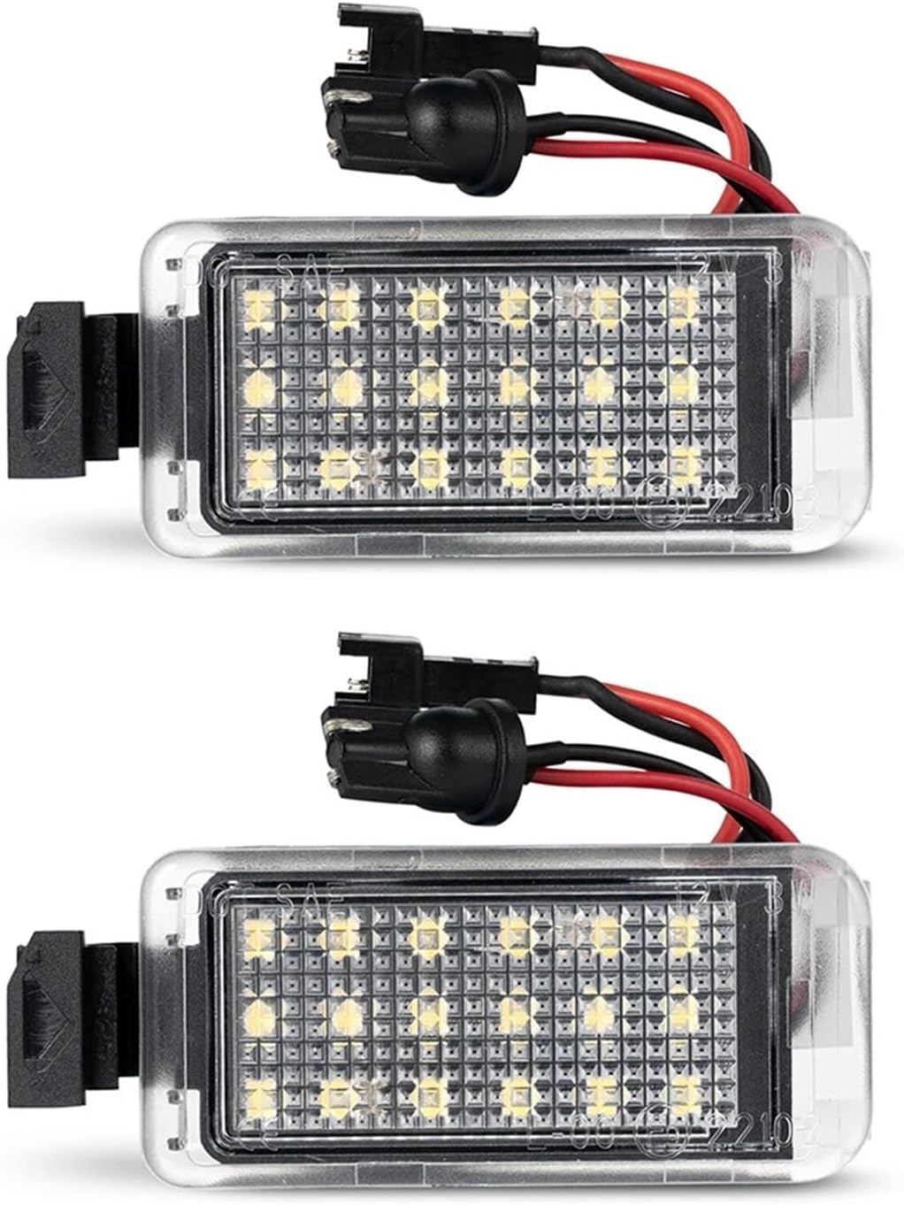 12V 6000K White Car License Plate Lights Compatible For Chevrolet Cruze Camaro 2010-2013 LED Rear Lamps 2pcs