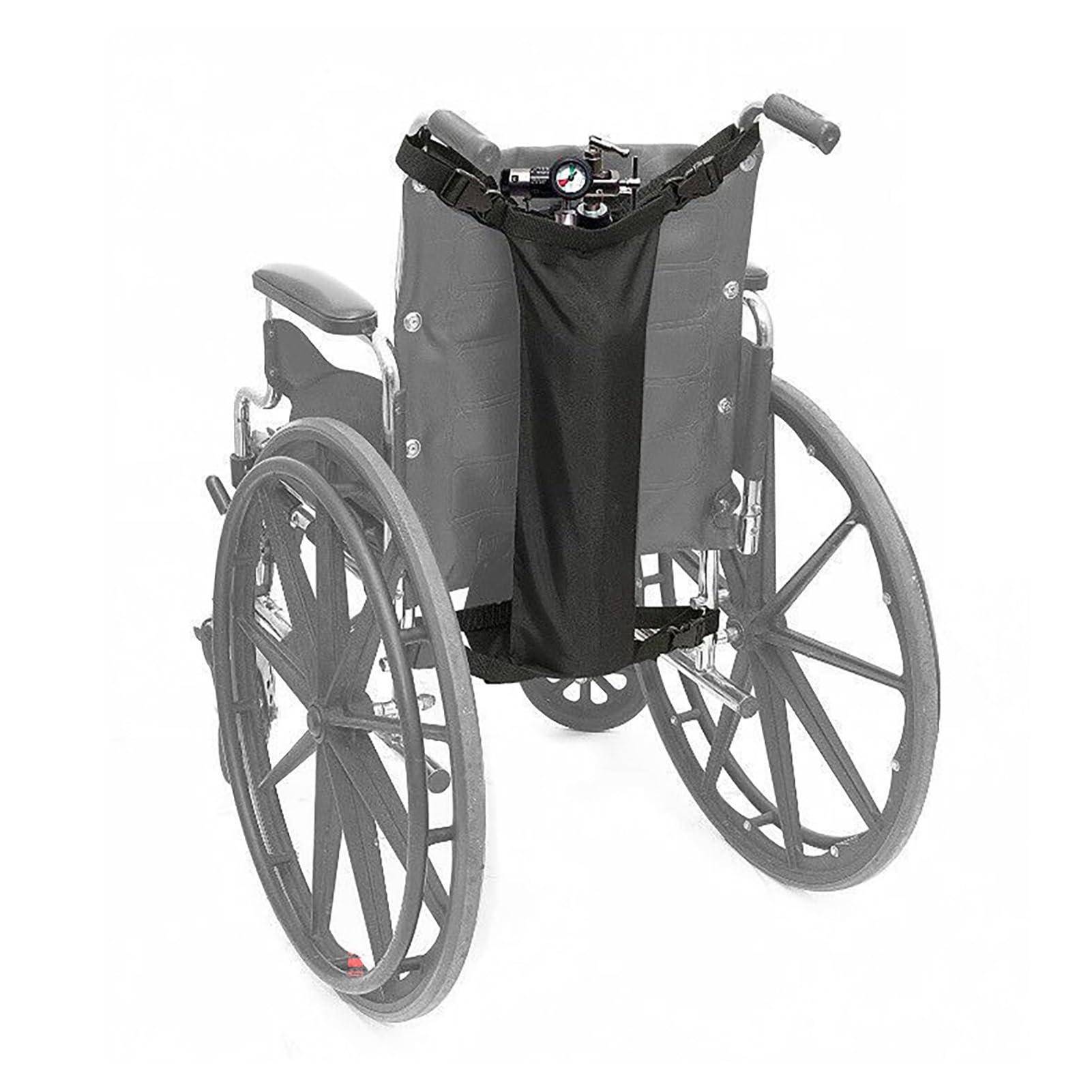Soporte para bombonas de oxígeno, Bolsa portátil for portacilindros de oxígeno for silla de ruedas, portacilindros de oxígeno D&E con hebilla, soporte for tanque de oxígeno for silla de rued