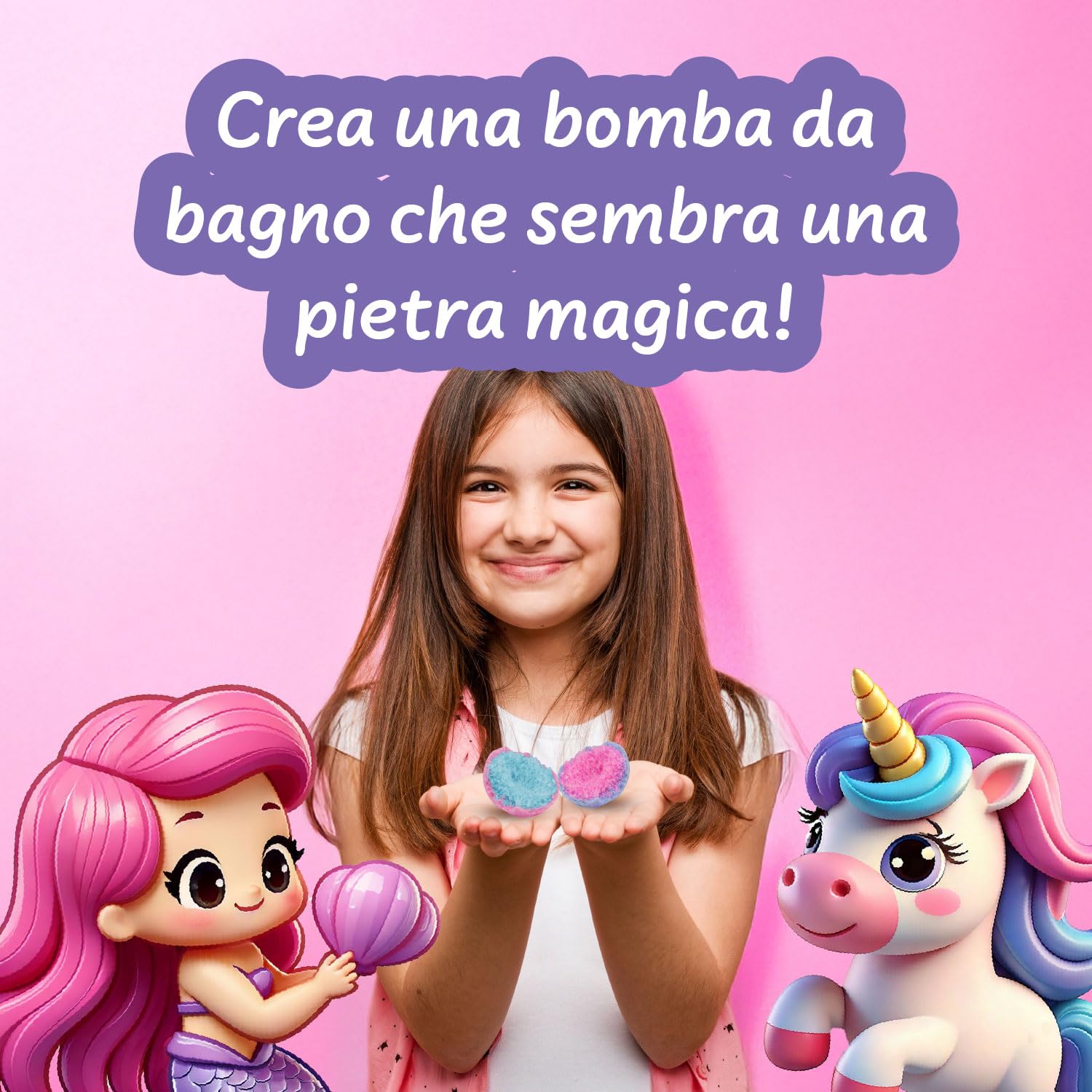 Science4you Bombe da Bagno per Bambini +6 – Kit per Fare Bombe da Bagno, Kit Scientifico Educativo: 6 Esperimenti Cosmetici, Giocattoli STEM, Regalo Cosmetico per Ragazze e Ragazzi di 6 7 8+ Anni