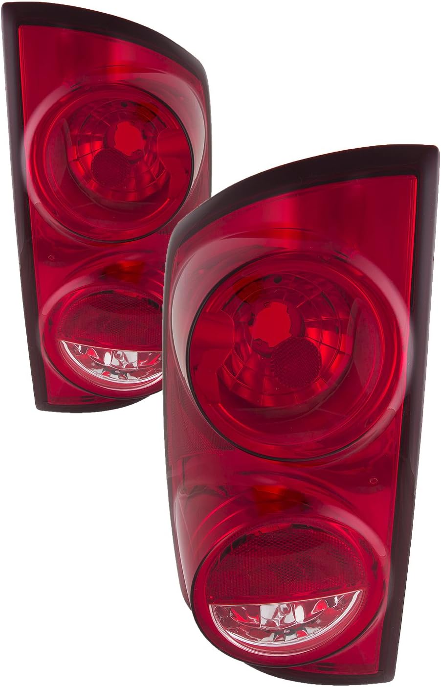 HEADLIGHTSDEPOT Tail Light Compatible with Dodge Ram 1500 2500 3500 Includes Left Driver and Right Passenger Side Tail Lights