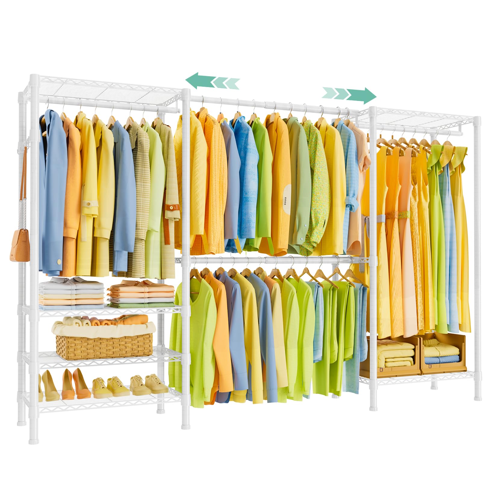 Photo 1 of SEMHOR E06 Expandable Heavy Duty Clothes Rack