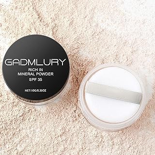 Base de maquillaje mineral en polvo, SPF 35, ...