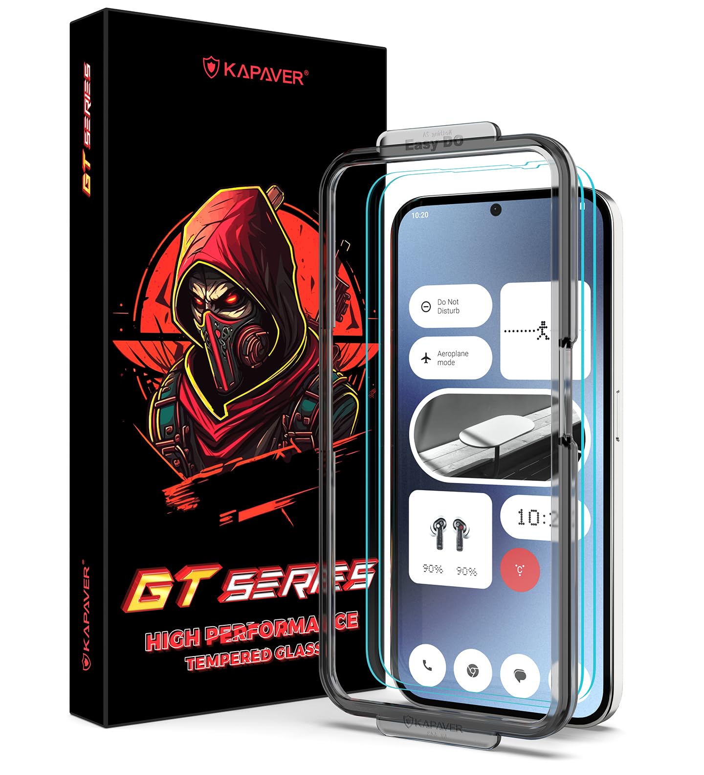 KAPAVER GT Series Clear Tempered Glass Screen Guard Protector for Nothing Phone 2a / Nothing Phone 2a Plus 5G (Clear-2Pack) (B0D8VVJ5J6) Amazon Price History, Amazon Price Tracker