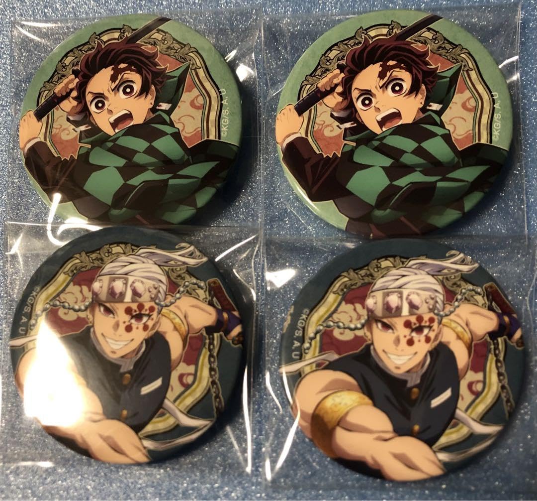 Amazon.co.jp: 鬼 滅 ワールドツアー 缶バッジ 竈門炭治郎 宇髄天元
