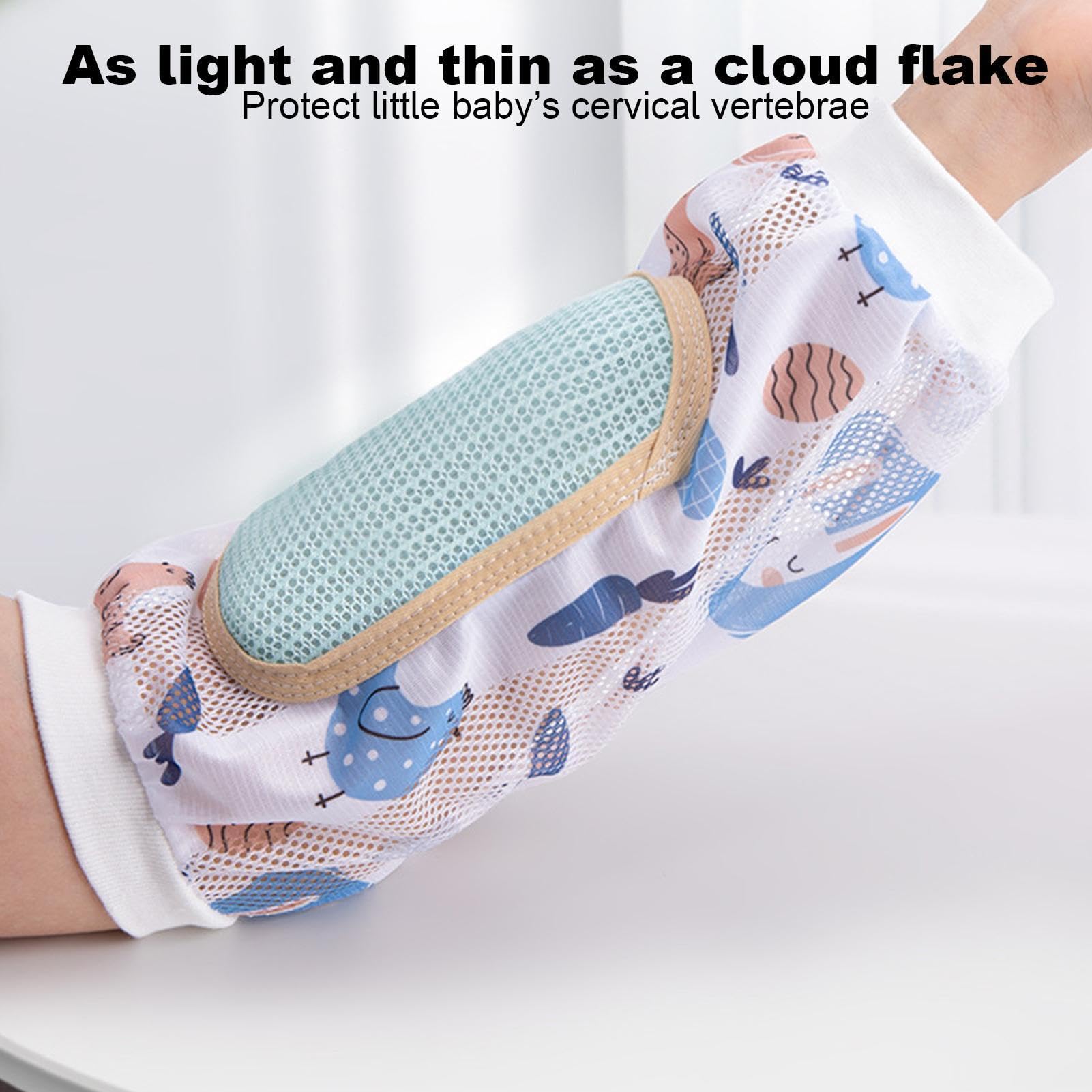 Stillkissen Für Den Arm – Polyester 15x13 cm | Stillkissen Mit Kühlmanschette Armstützkissen | Weiches Atmungsaktives Fütterungskissen Für Stillen Fläschchengeben Komfort Sowie Täglich Gebrauch