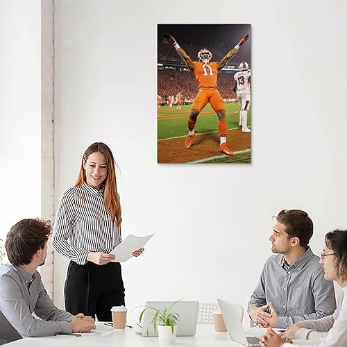 Miniatura 6 de EyewEb Isaiah Simmons Football Star Poster Artworks Picture Print Wall Art Painting Canvas Gift Decor Homes Decorative 08x12inch(20x30cm)